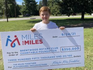 Miles for Miles Foundation contributes $350K to rename inclusive playground